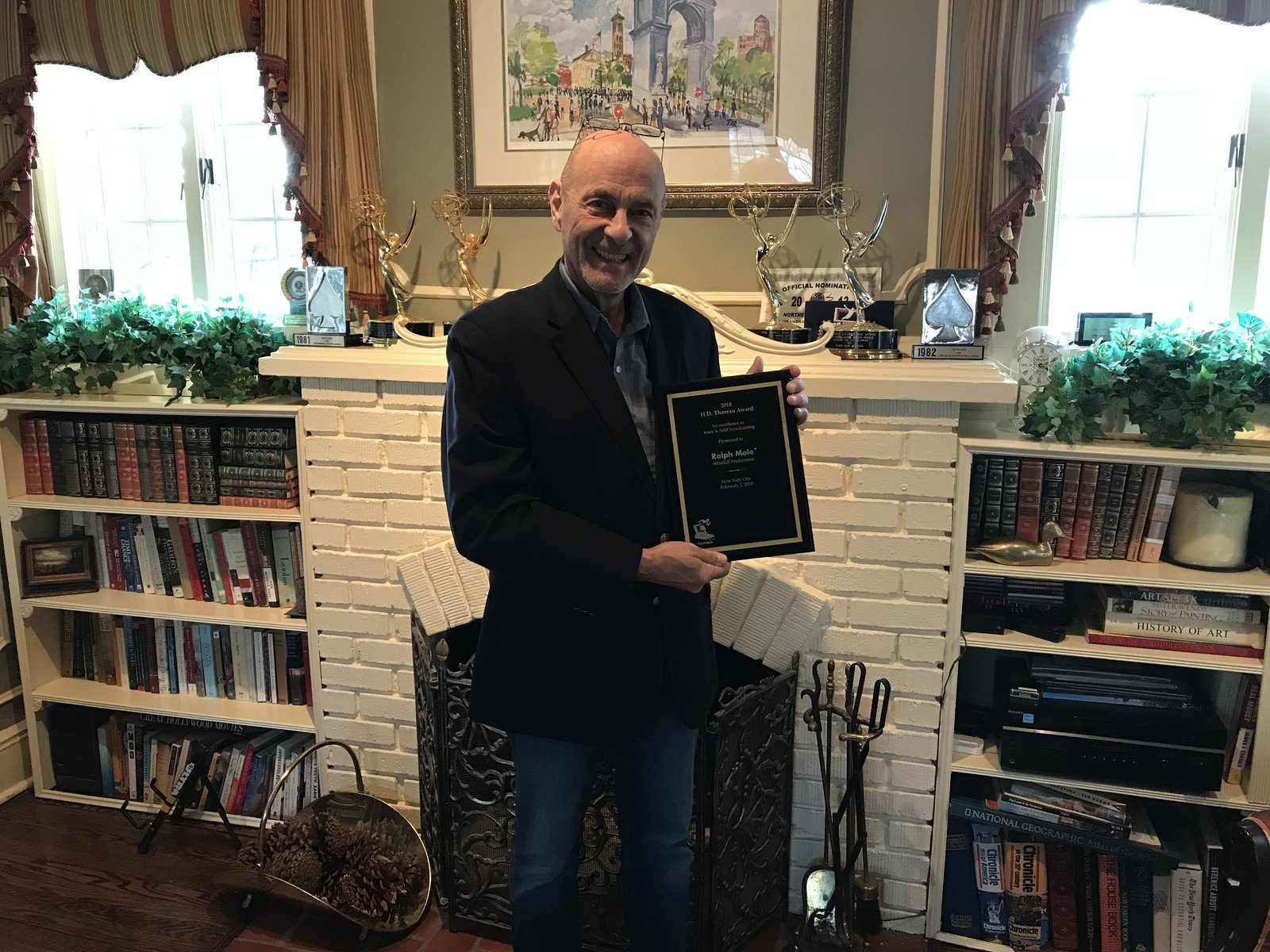Ralph with his awards